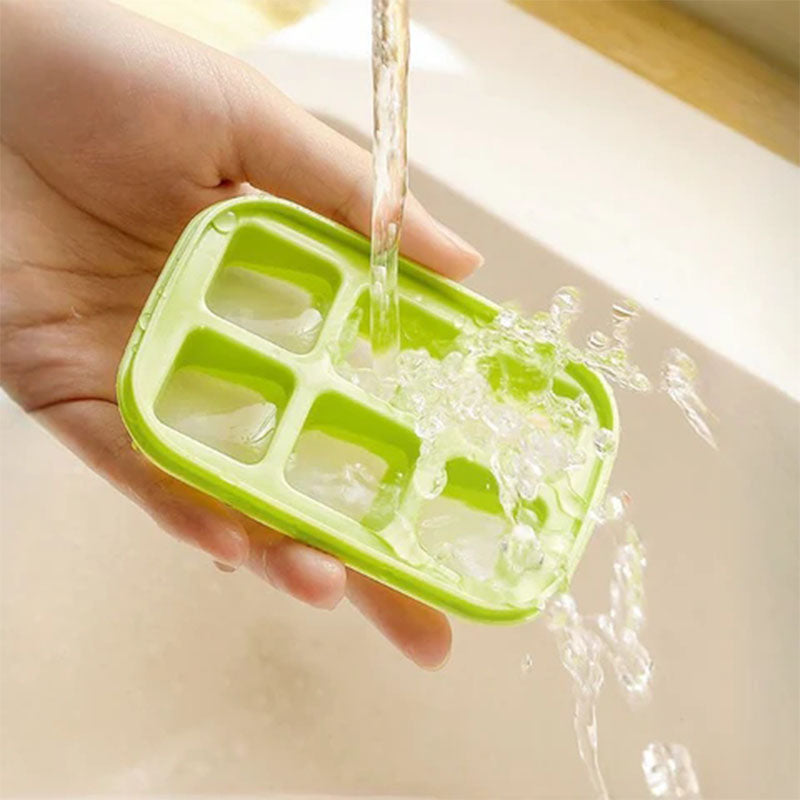 Mini Ice Cube Tray with Easy Release Lid