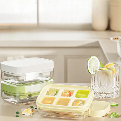 Mini Ice Cube Tray with Easy Release Lid