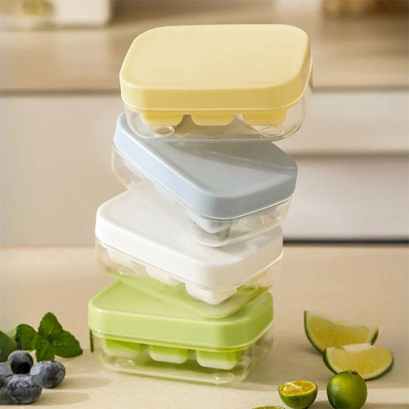 Mini Ice Cube Tray with Easy Release Lid