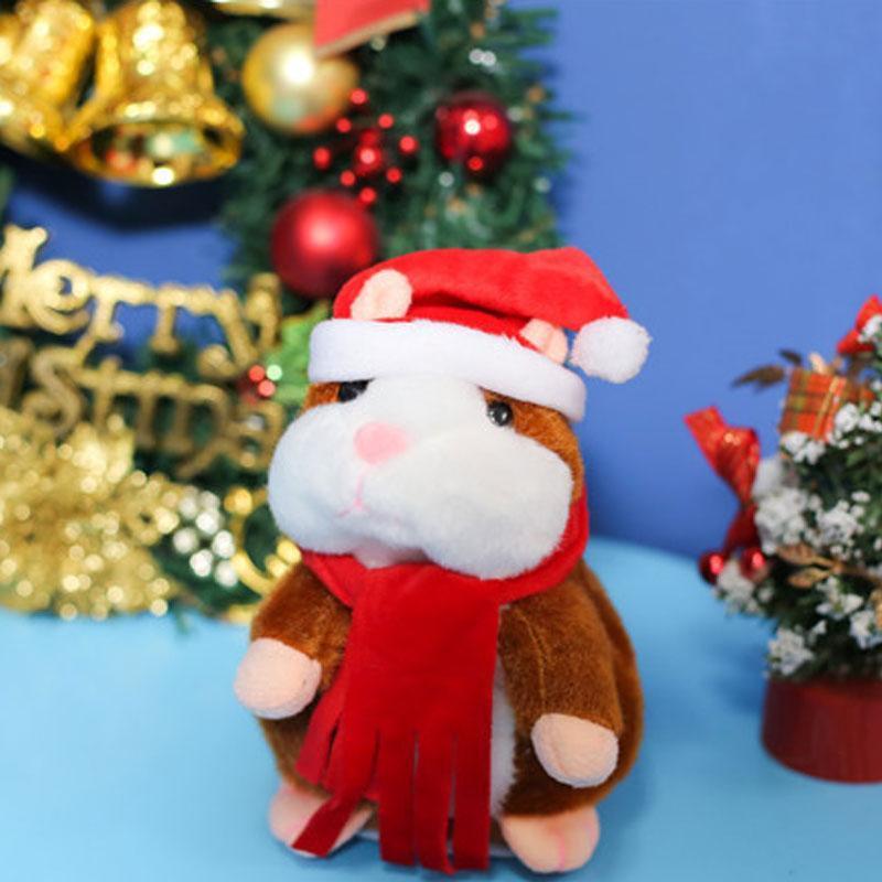 🐹 Talking Hamster Plush – repeats whatever you say, auto head-shaking, hilarious fun for kids & adults🎁
