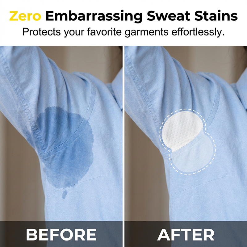 Ultra-Thin Invisible Underarm Sweat Pads