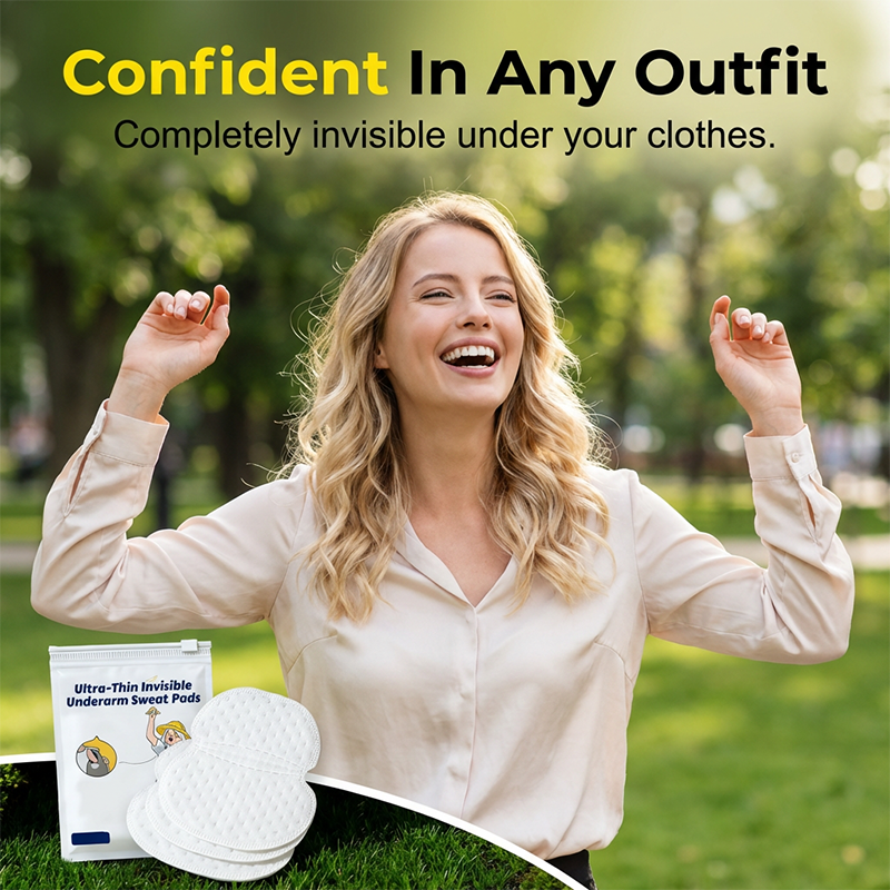 Ultra-Thin Invisible Underarm Sweat Pads