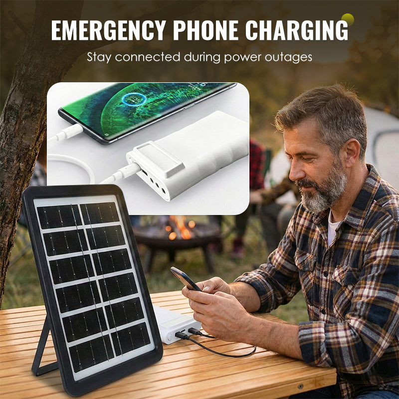 TYIIPLUS™ Solar Powered LED Lighting System with 3 Bulbs