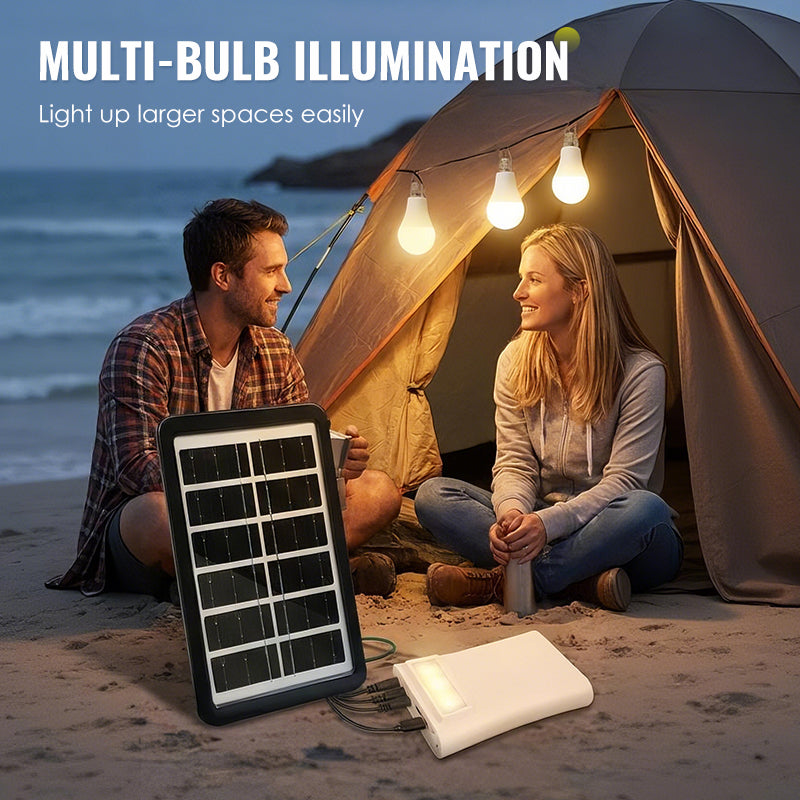 TYIIPLUS™ Solar Powered LED Lighting System with 3 Bulbs