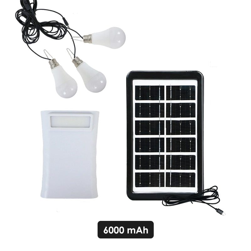 TYIIPLUS™ Solar Powered LED Lighting System with 3 Bulbs