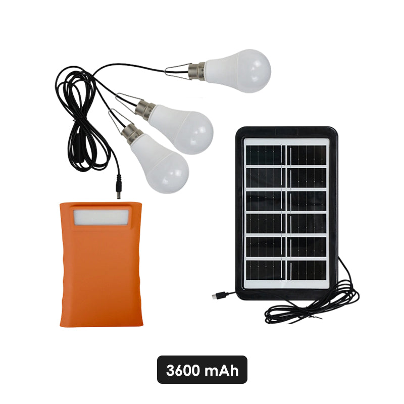 TYIIPLUS™ Solar Powered LED Lighting System with 3 Bulbs