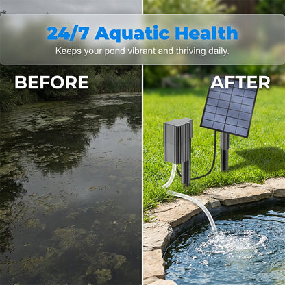 TYIIPLUS™ Solar Pond Aerator with Air Pump