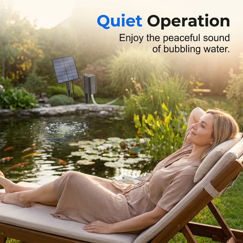 TYIIPLUS™ Solar Pond Aerator with Air Pump