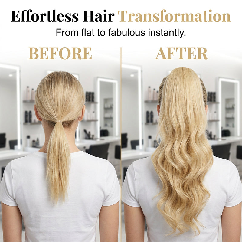 Voluminous Layered High Ponytail Extension – Instant Glam Hairpiece ✨