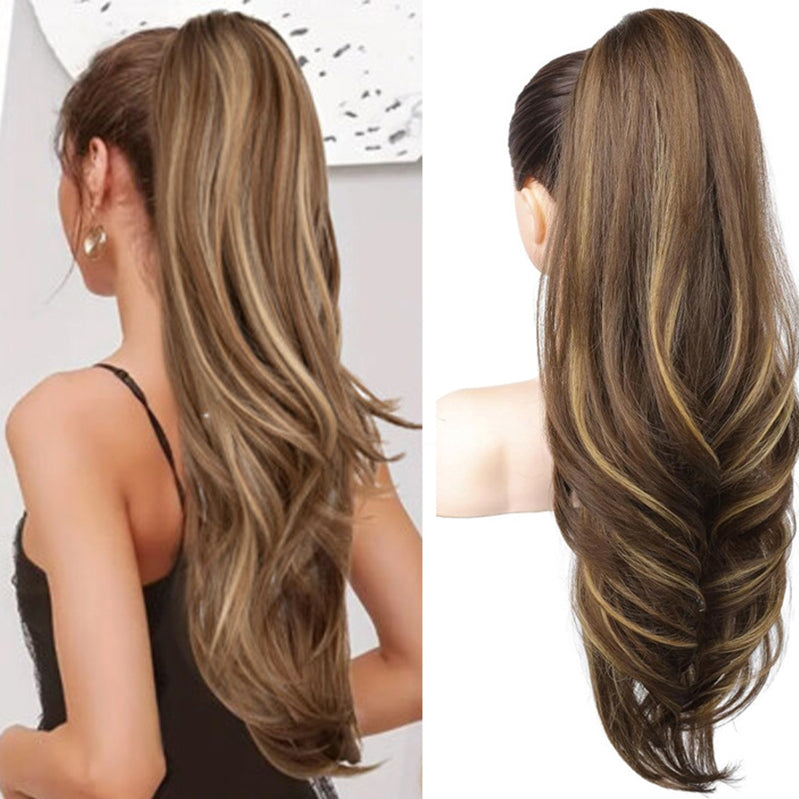 Voluminous Layered High Ponytail Extension – Instant Glam Hairpiece ✨